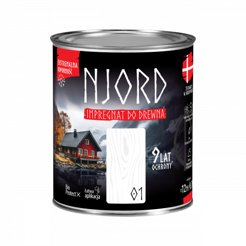 Боя Njord 0.750 л цвят 01 - Лакове за дърво