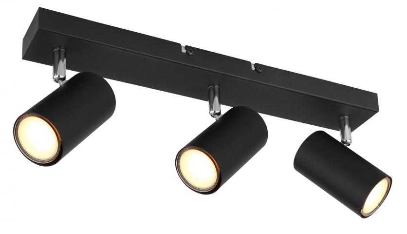 Спот тройка Robby GU10, черен, снимка 4 - Спотове