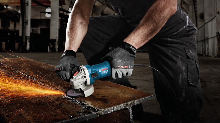 Ъглошлайф Bosch Blue GWS 750 - 125 S Professional, снимка 5 - Ъглошлайфи 125мм