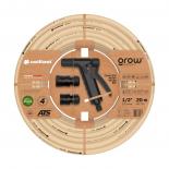 Комплект градински маркуч с конектори 1/2" 20 м Grow