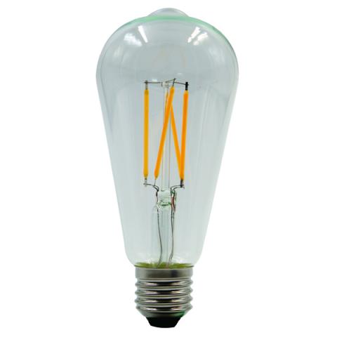 LED филамент 8W ST64 Е27 4000K 1016 lm - Лед крушки е27