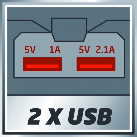 USB адаптер Einhell TC-CP 18Li S PXC, снимка 3 - Батерии и зарядни устройства