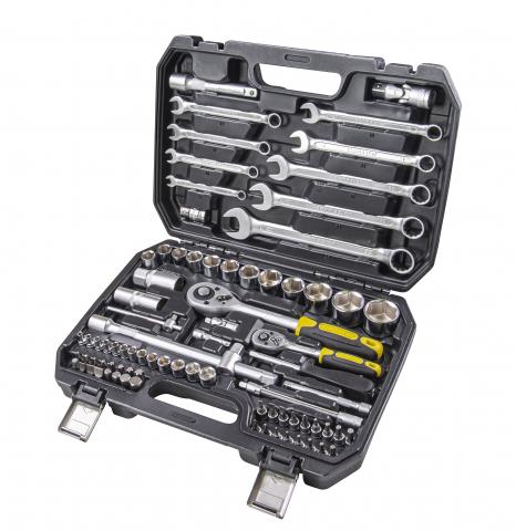 Комплект инструменти Topmaster 1/4" и 1/2" 82 части - Комплекти ръчни инструменти