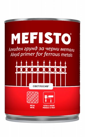 Алкиден грунд Мефисто светлосив Н 900 г - Бои за метал