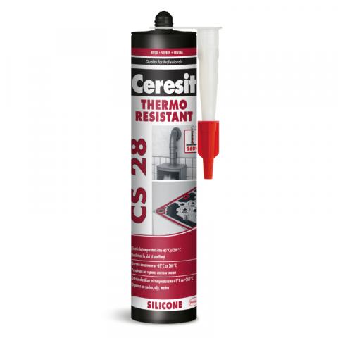 Термоустойчив силикон Ceresit CS28 280 мл - Силикони