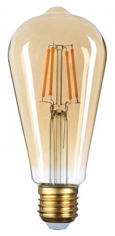 LED крушка Optonica ST64 8W 2500K E27 - Лед крушки е27