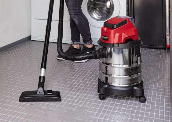 Акумулаторна прахосмукачка сухо и мокро почистване Einhell TC-VC 18/20 Li S-Solo PXC, снимка 2 - Прахосмукачки за сухо и мокро почистване