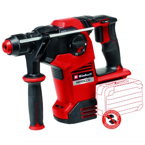 Акумулаторен безчетков перфоратор Einhell Herocco 36/28 Solo PXC - Акумулаторни перфоратори