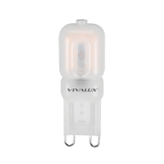 LED крушка Vivalux G9 2W 200 lm топла пластик - Лед крушки g9