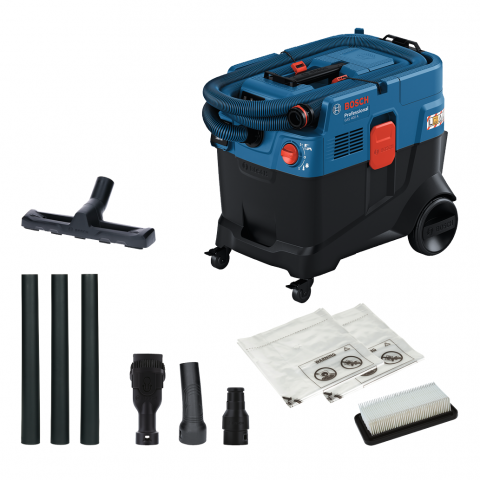 Прахосмукачка за сухо и мокро прахоулавяне Bosch Blue GAS 400A, снимка 2 - Прахосмукачки за сухо и мокро почистване