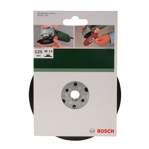 Плоча за ъглошлайф с гайка Bosch 125 мм, снимка 2 - Дискове за бормашина и ъглошлайф