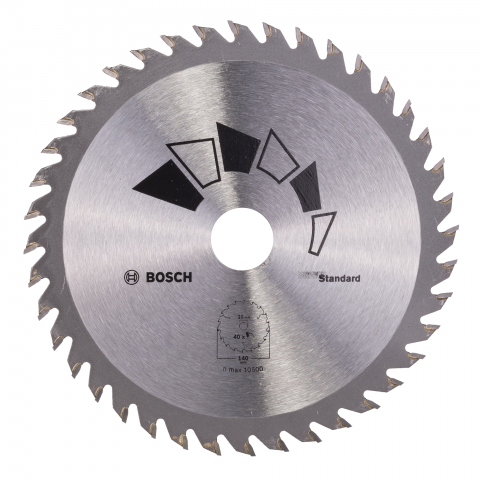 Циркулярен диск Bosch 140x2.2x20/12.7 мм Z=40, снимка 2 - Циркулярни дискове