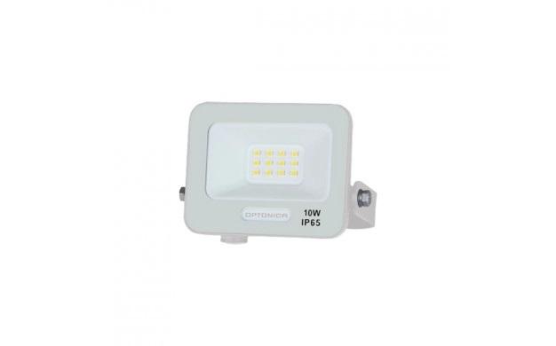 LED прожектор Optonica 10 W 6000K бял - Led прожектори