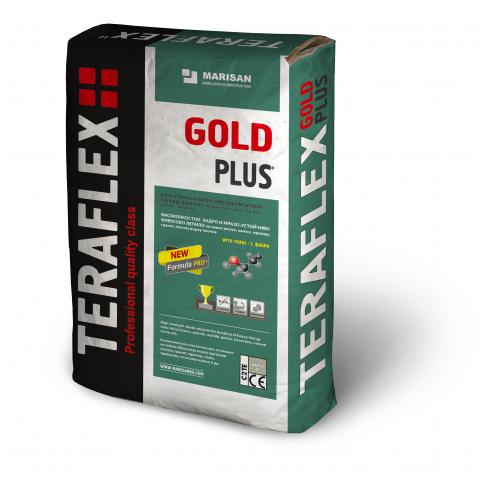 Флексово лепило Терафлекс Gold Kлас C2 TE сив 25 кг - Лепила за плочки