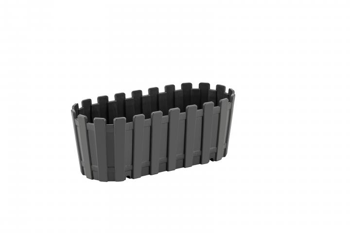 Сандъче 29,5x13x11 см Akasya balcony антрацит - Пластмасови сандъчета