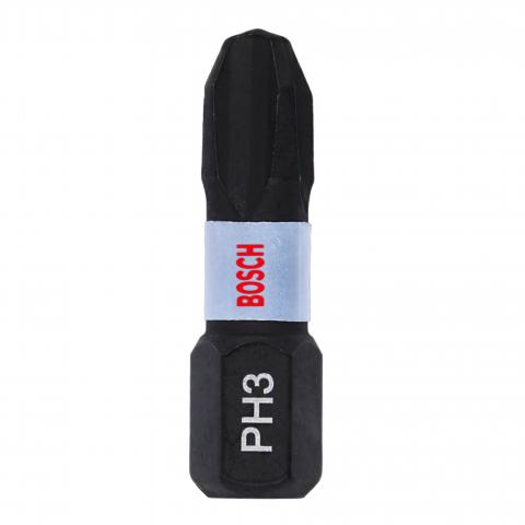Комплект битове Bosch Impact Control PH3 25 мм 2 бр., снимка 2 - Битове