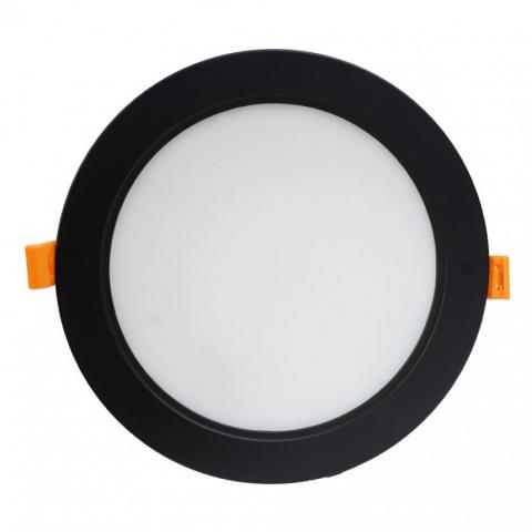 LED луна Lightex Caro черна IP54 12W 960 lm CCT, кръг ф145 мм - Лампи за баня