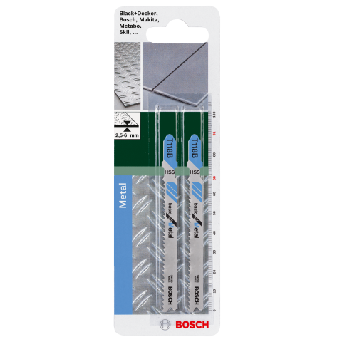 Ножчета Bosch HSS T118B 2 бр., снимка 2 - Ножчета за прободен трион