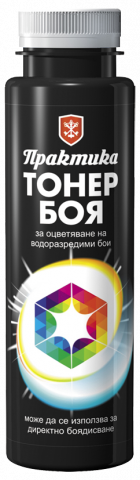 Тонираща боя Практика 250 мл черна - Интериорни бои