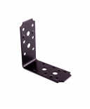 Планка ъглова черна 80x80x40x2 мм