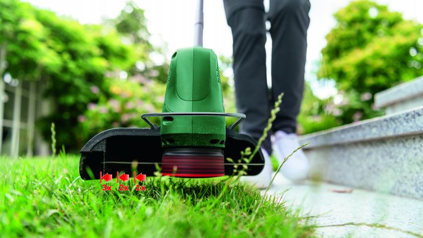 Aкумулаторен тример за трева Bosch EasyGrass Cut 18V-26 А, снимка 3 - Тримери и коси