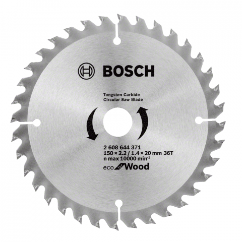 Циркулярен диск Bosch Wood 150x2.2x20 мм 36T, снимка 2 - Циркулярни дискове