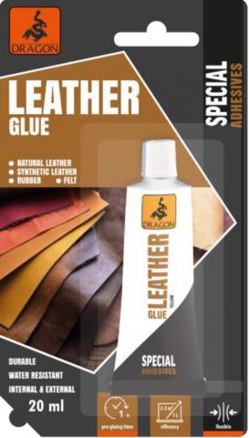 Лепило за кожа Dragon Leather 20 мл блистер - Лепила за гума и кожа