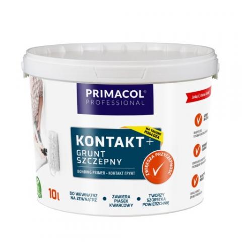 Грунд Primacol Kontakt+ 15 кг бял - Грунд за бои за стени