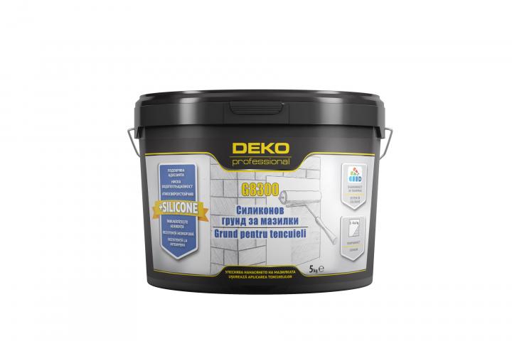 Силиконов грунд Deko Professional 5 кг прозрачен - Мазилки