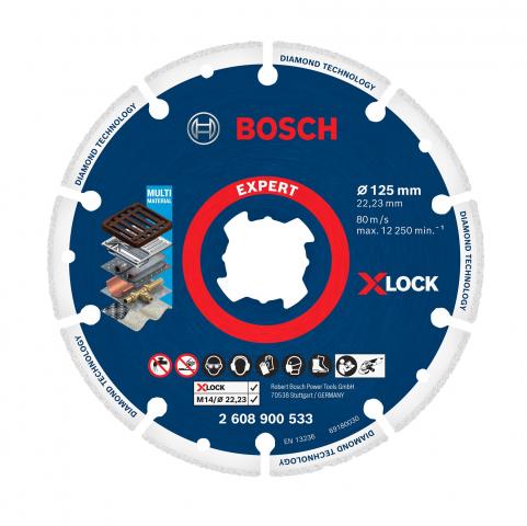 Диамантен диск за рязане на метал Bosch Expert 125x22.23 мм - Електроинструменти