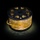 Светещ LED прозрачен маркуч жълта светлина