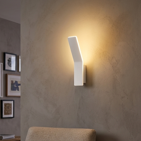 LED аплик Zen 9W 3000K бял, снимка 3 - Аплици