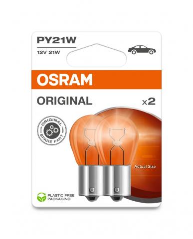 Aвто крушка PY21W Osram 12V BAU15s - Осветление