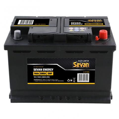 Акумулатор Sevan Energy 74Ah 680A - Акумулатори
