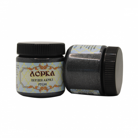 Перлен акрил Лорка 90 г тъмен графит - Интериорни бои