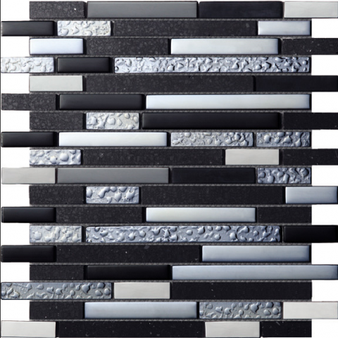 Мозайка Quartz Black 30x30 - Мозайки