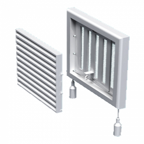 Регулируема решетка PVC MV 120 RS - Ревизионни отвори