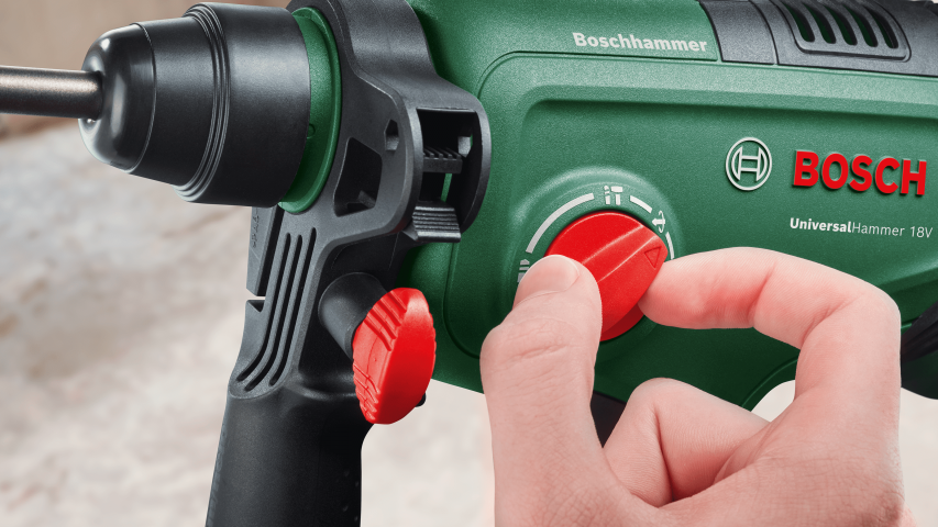 Акумулаторен перфоратор Bosch UniversalHammer 18V Solo, снимка 6 - Акумулаторни перфоратори
