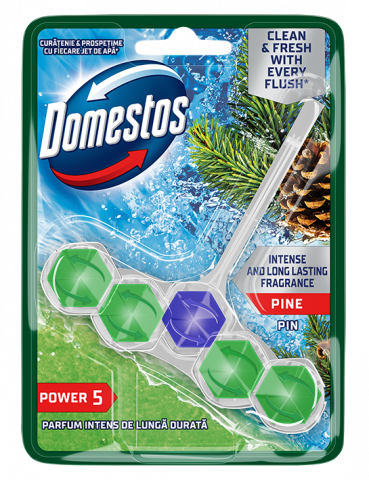 Domestos WC таблетки Power 5 Бор 50/55 г - Препарати за баня