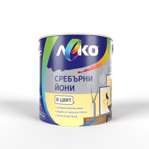 Интериорна боя Леко Сребърни йони 2.5 л слънчево утро - Интериорни бои
