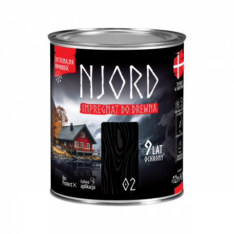 Боя Njord 0.750 л цвят 02 - Лакове за дърво