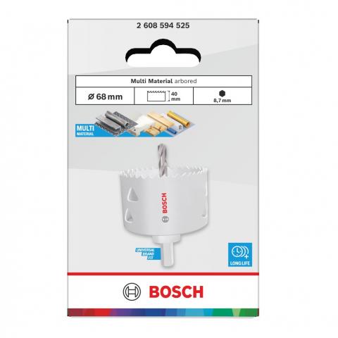 Боркорона Bosch ММ 68 мм, снимка 4 - Боркорони bi-metal