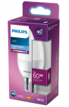 LED крушка Philips Е14 7W 806 Lm 6500K, свещ