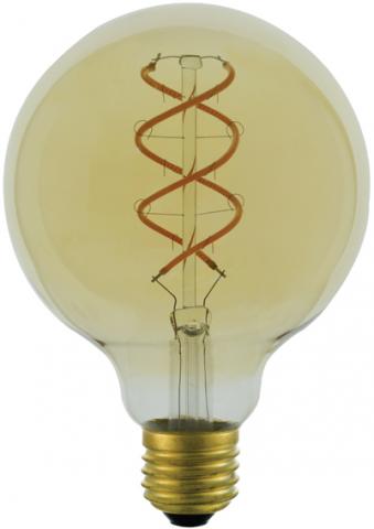 LED филаментна крушка Е27 G95 4W 428 lm 2200K - Лед крушки е27
