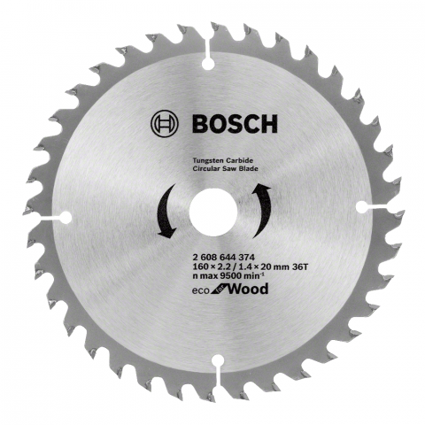 Циркулярен диск Bosch Wood 160x2.2x20 мм 36T, снимка 2 - Циркулярни дискове