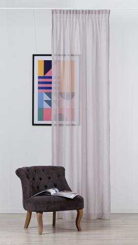 Воал Bari Sheer 280 см сив - Пердета и аксесоари