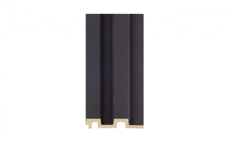 Линеен панел Slat Wall Graphite 2600x120x12 мм - PVC панели