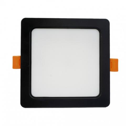 LED луна Lightex Caro черна IP54 18W 1440 lm CCT, квадрат 170x170 мм - Лампи за баня