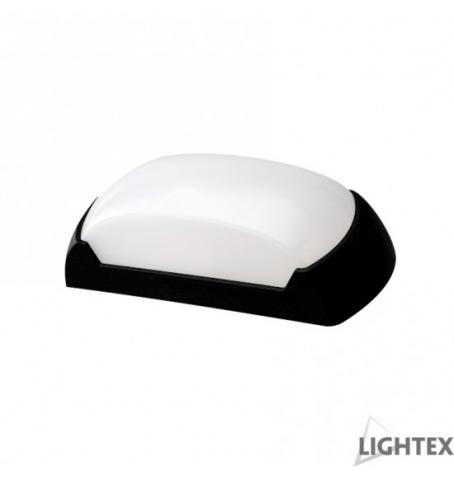 LED аплик Lightex Ischia 12 W черен - Градински лампи