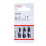 Комплект битове Impact Control PZ 25 мм Bosch 3 бр.